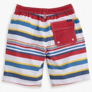 JOHNNIE O mens medium Colorful Striped Swim Shorts surf 🏄‍♂️ trunks